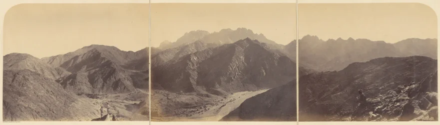 Jebel Serbal from Jebel Tahuneh
